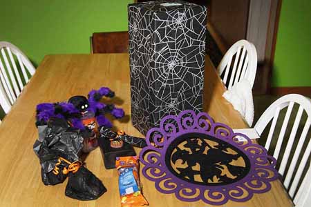 It was Halloween's answer to Christmas. Everything was neatly wrapped in appropriated Halloween Style paper. I felt like a kid on Christmas Morning.