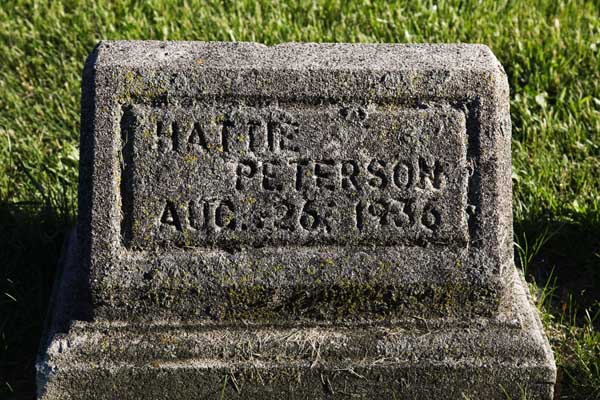 Here is a close-up of one of those head stones.  The individual burried here was burried in 1936.  I wonder how long that person was confined to the asylum before he died.