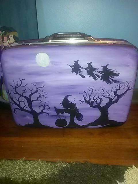 suit case I painted