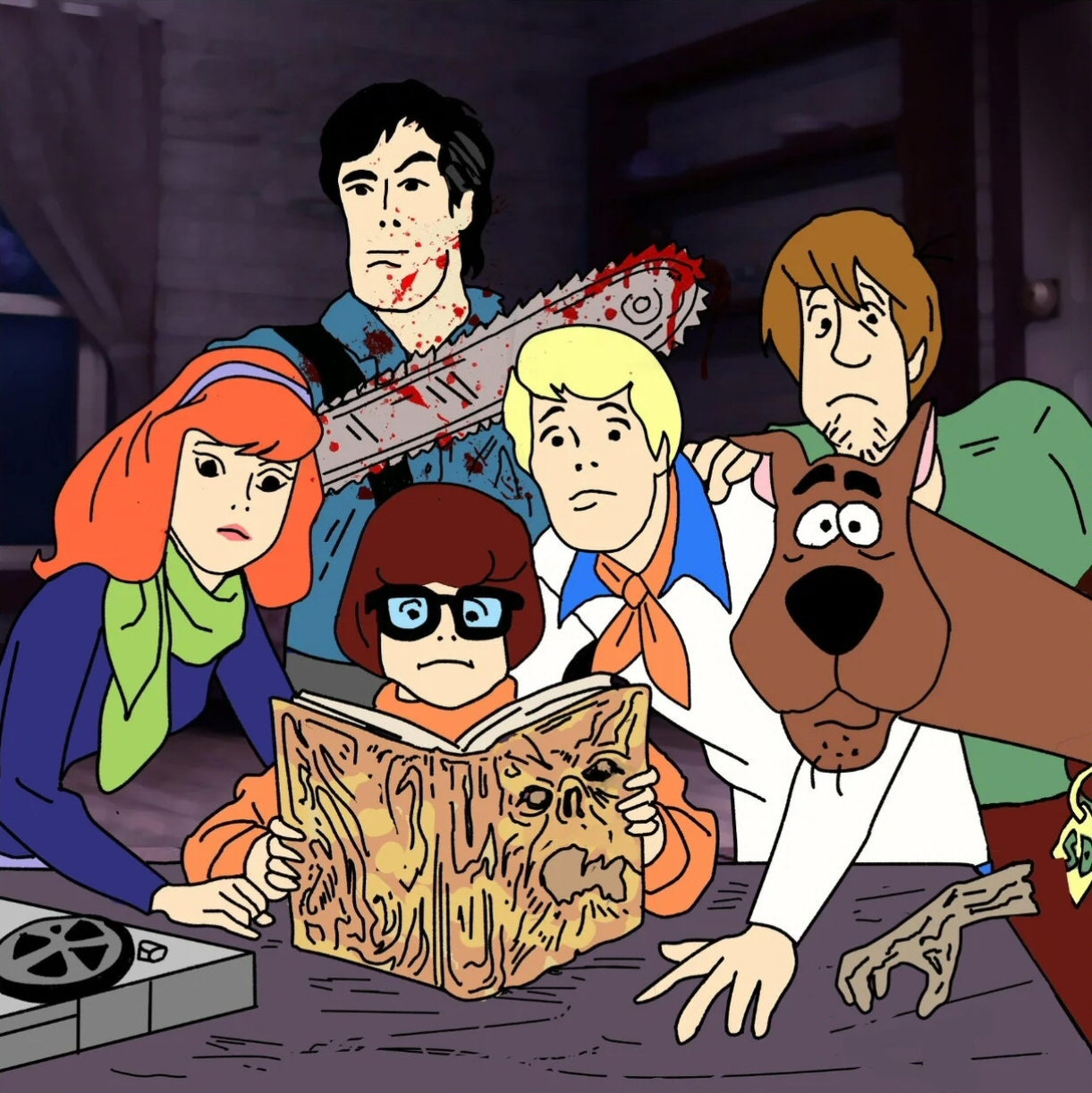 Evil-Dead-Scooby-The-Art-of-Steve-Jencks-buy-print-@screamprints.com.jpg